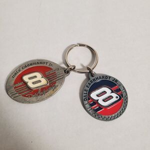 Dale Earnhardt Jr NASCAR‎ Keychains Lot of 2 Budweiser #8 Collectible Vintage